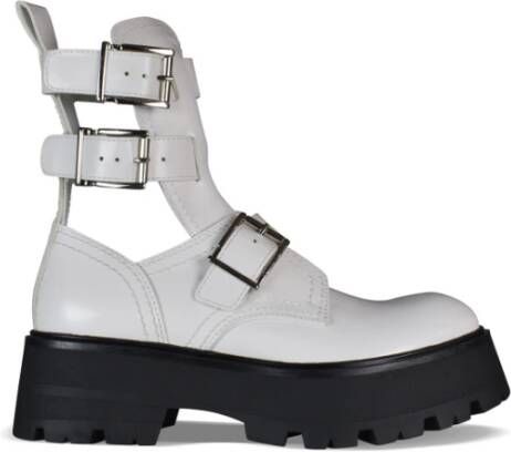 alexander mcqueen Boots White Dames