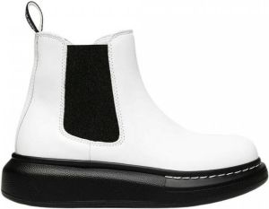 Alexander mcqueen Chelsea-laarzen Wit