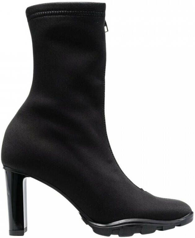 Alexander mcqueen Scuba Soft Boots in Zwart Canvas Black Dames