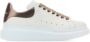 Alexander mcqueen Bronzen Hiel Witte Leren Sneakers White Dames - Thumbnail 1