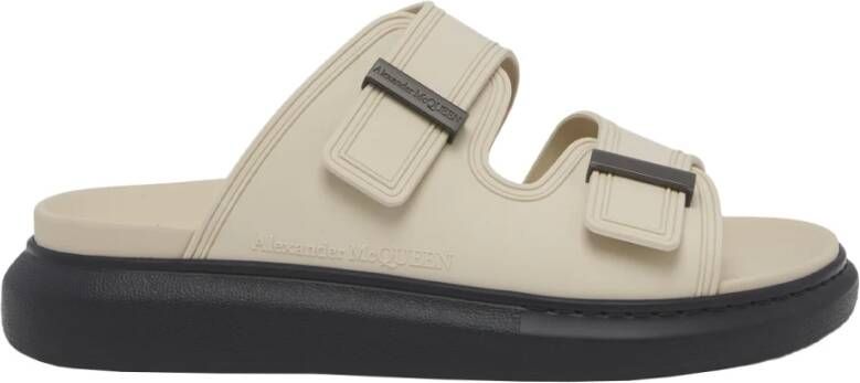 Alexander McQueen Bruine Rubber Sneakers