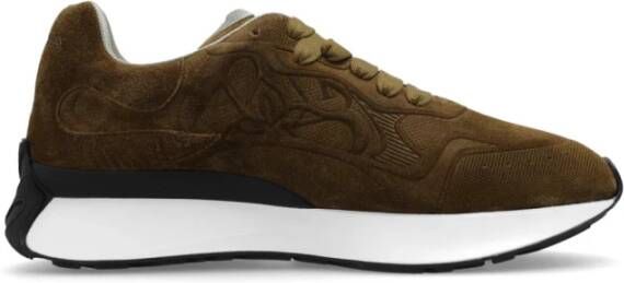 Alexander McQueen Bruine Sprint Runner Veterschoenen