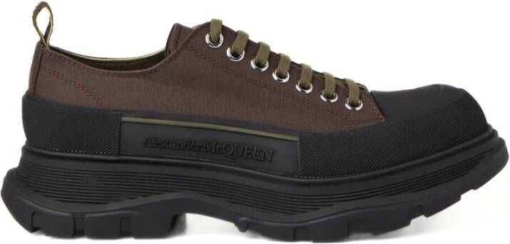 Alexander McQueen Bruine Tread Lace-Up Schoenen Urban Stijl