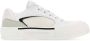 Alexander mcqueen Canvas en Leren Plimsoll Sneakers White Heren - Thumbnail 1