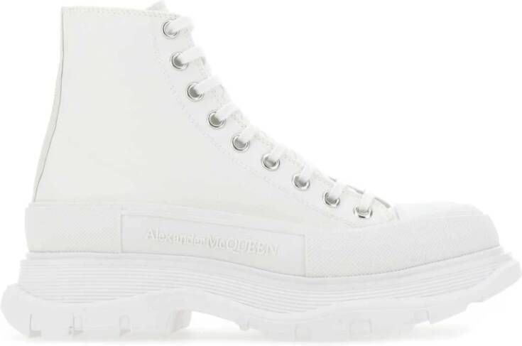 Alexander mcqueen Witte Tread Slick High-Top Sneakers White Heren