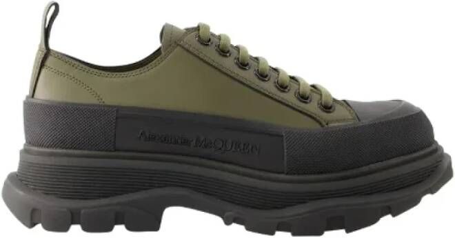 Alexander mcqueen Canvas Sneakers Tread Slick Khaki Beige