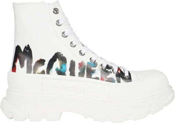 Alexander mcqueen Tread -Slick Boots Grootte: 43.5 Presta Wit Heren