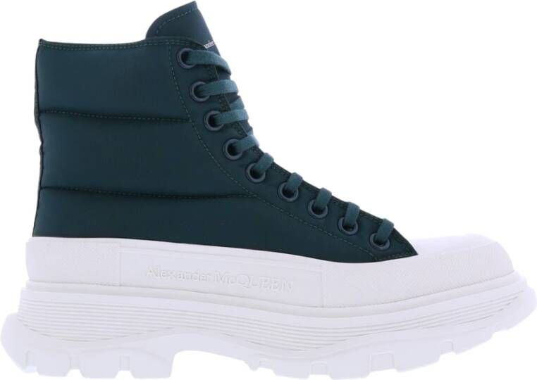 Alexander mcqueen Canvas Sneakers voor Vrouwen Blue Dames