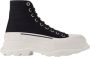 Alexander McQueen Canvas Tread Slick Sneakers - Thumbnail 1