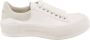 Alexander mcqueen Oversized Sneakers in White Leather Wit Dames - Thumbnail 5