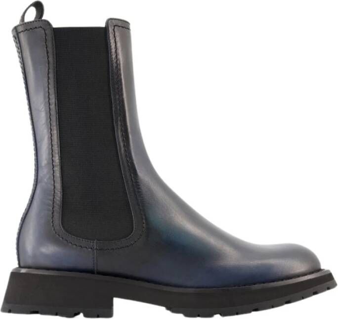 Alexander mcqueen Klassieke Chelsea Boots van glad kalfsleer Black Heren