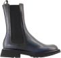 Alexander mcqueen Grijze leren laarzen Gray Dames - Thumbnail 1