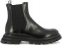 Alexander mcqueen Zwarte platte schoenen met uitlopende lug zool Black Dames - Thumbnail 2