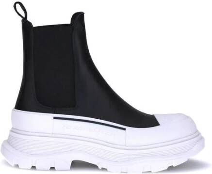Alexander McQueen Chelsea Enkellaarzen met Profielzool