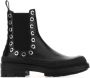 Alexander mcqueen Tread Slick Ankle Boots Black White Leather Zwart Heren - Thumbnail 1