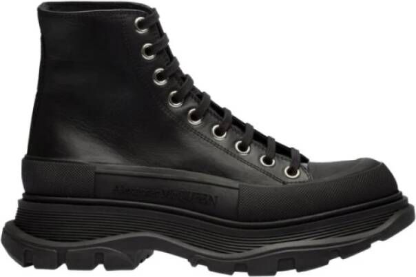 Alexander mcqueen Chunky-Sole Enkellaarzen Zwart Dames