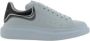 Alexander mcqueen Witte Zilveren Leren Sneakers Ronde Neus White Heren - Thumbnail 1