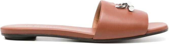 Alexander McQueen Cognac Bruin Leren Schoenen