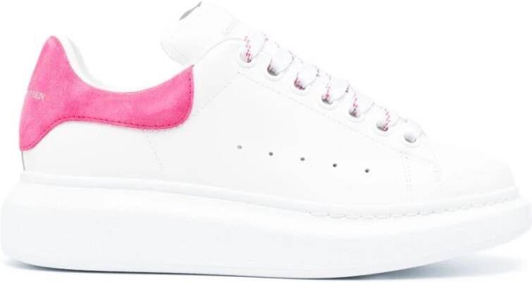 Alexander mcqueen Sneakers met Contrasterende Hiel White Dames