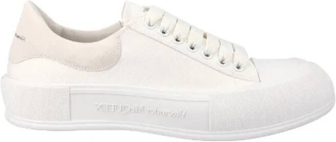 Alexander mcqueen Cotton sneakers White Dames