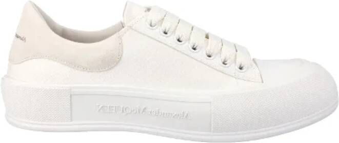 Alexander mcqueen Cotton sneakers White Dames