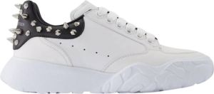 Alexander mcqueen Court Trainer Sneaker With Studs in White Leather Wit Heren