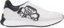 Alexander McQueen Crest-Print Damesneakers Zwart Wit - Thumbnail 1