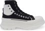 Alexander mcqueen Czarny Tread Slick Enkellaarzen Zwart Heren - Thumbnail 1