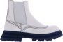 Alexander mcqueen Boots & laarzen Dames Chelsea Boot Wander Wit Blauw in wit - Thumbnail 1