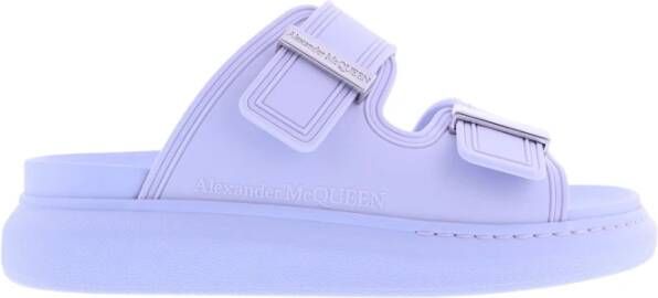 Alexander mcqueen Stijlvolle Sliders voor Vrouwen Blauw Dames