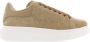 Alexander mcqueen Beige Leren Oversized Sneakers Beige Dames - Thumbnail 5