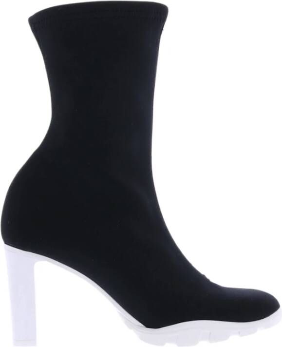 Alexander mcqueen Scuba Soft Boots in zwart canvas Black Dames
