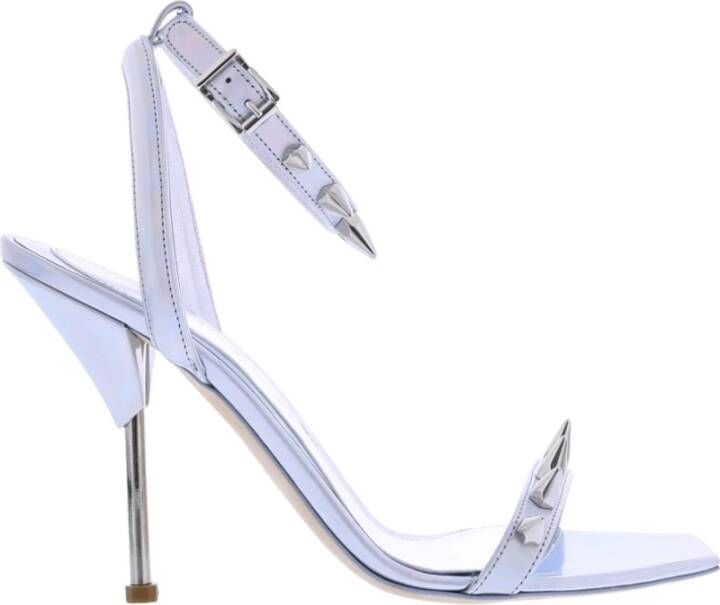 Alexander mcqueen Dames Spike Sandal Silver Gray Dames