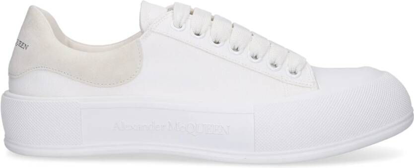 Alexander mcqueen Deck Plimsoll Sneaker Cover White Heren