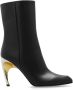 Alexander mcqueen Zwarte leren Armadillo hak enkellaarsjes Black Dames - Thumbnail 5