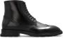 Alexander mcqueen Zwarte Leren Veterschoenen met Geborduurde Details Black Heren - Thumbnail 1