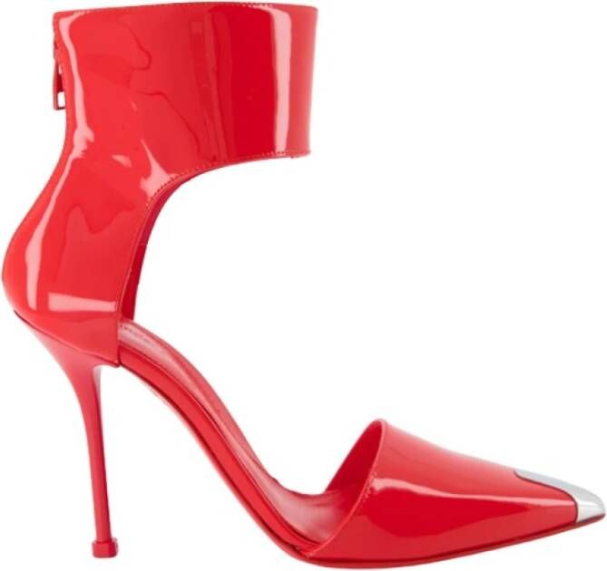 alexander mcqueen Escarpins Punk Taille: 37 Couleur Presta: Rouge Rood Dames