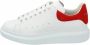 Alexander mcqueen Witte Leren Sneakers met Rode Suède Spoiler White Heren - Thumbnail 10