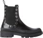 Alexander mcqueen Tread Slick Ankle Boots Black White Leather Zwart Heren - Thumbnail 1