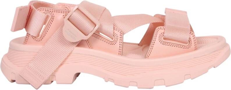 Alexander mcqueen Sandalen Dames Tread Sandaal Roze in poeder roze