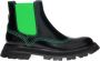 Alexander McQueen Fluo Groene Chelsea Laarzen - Thumbnail 1