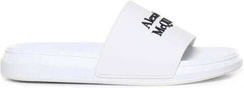 Alexander McQueen Gedessineerde rubberen slippers voor lente zomer