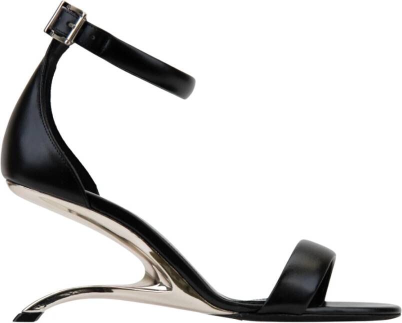Alexander McQueen Gesp Leren Sandalen