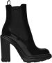 Alexander mcqueen Glamour Chelsea Laarzen met Hoge Blokhak Black Dames - Thumbnail 1