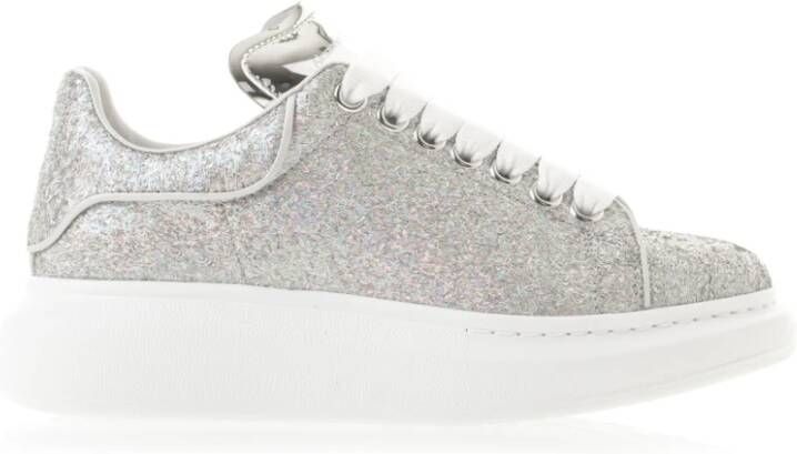 Alexander mcqueen Glitter Chunky Sole Sneakers Grijs Dames