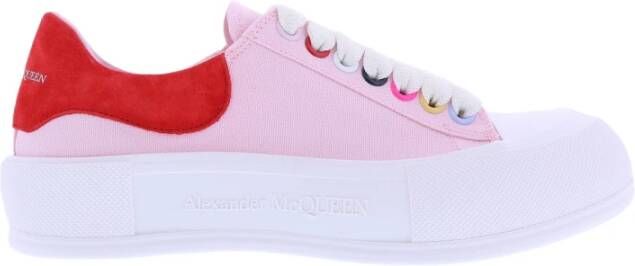 alexander mcqueen Gom Sole Sneaker Factory Design Roze Dames
