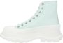 Alexander McQueen Graffiti Lace-Up Platform Sneakers - Thumbnail 1