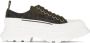 Alexander McQueen Graffiti Logo Print Sneakers Khaki - Thumbnail 1
