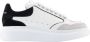 Alexander mcqueen Low-Top Sneakers Oversized Sneakers Leather Grey in wit - Thumbnail 1