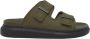 Alexander McQueen Groene Rubber Sneakers - Thumbnail 1